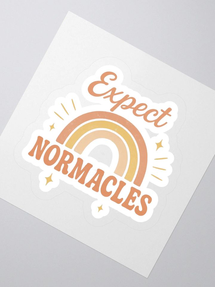 Expect Normacles Sticker product image (5)