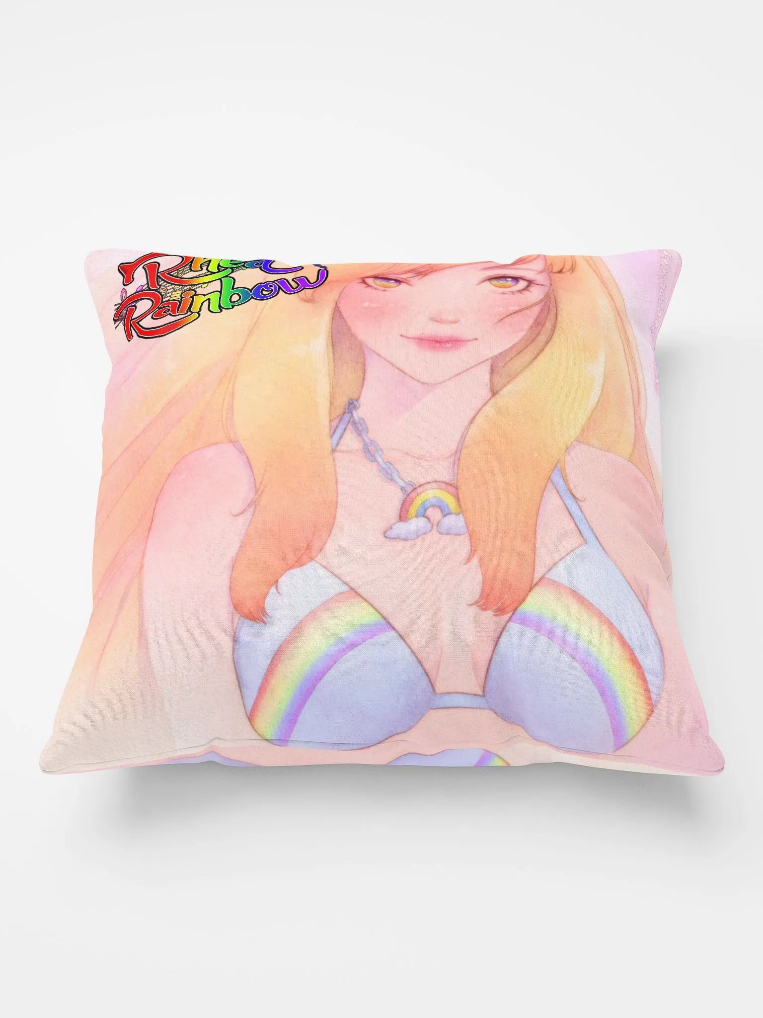 🌈Rhea Rainbow Classic Bathing Suit Pillow! 💜 product image (1)