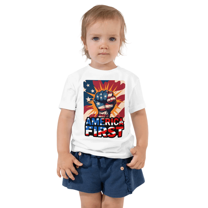 Toddler T-Shirt: America First product image (3)
