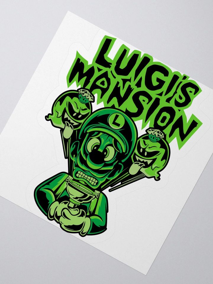 luigi's Mansion sticker product image (4)