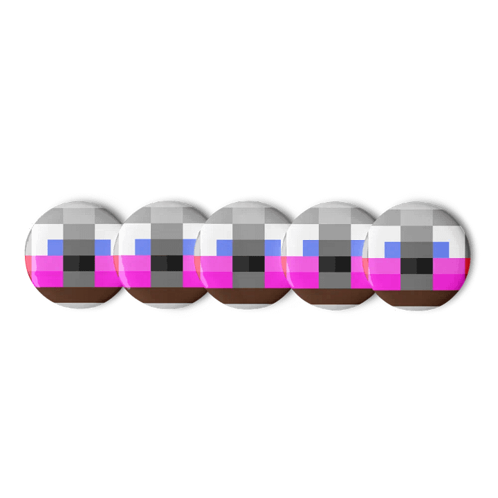 Funtime3Freddy3 Minecraft Skin Head Pin product image (3)