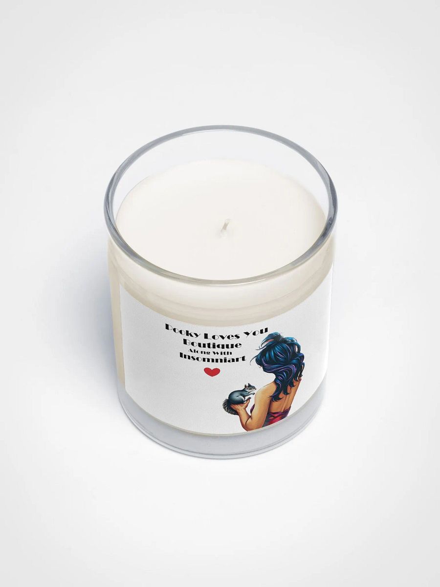 soy candle with pooky, his mama and each of their companies! product image (3)