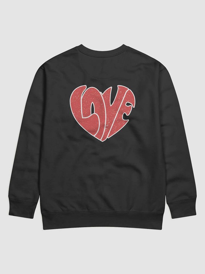 Love Heart Distressed Sweatshirt product image (7)