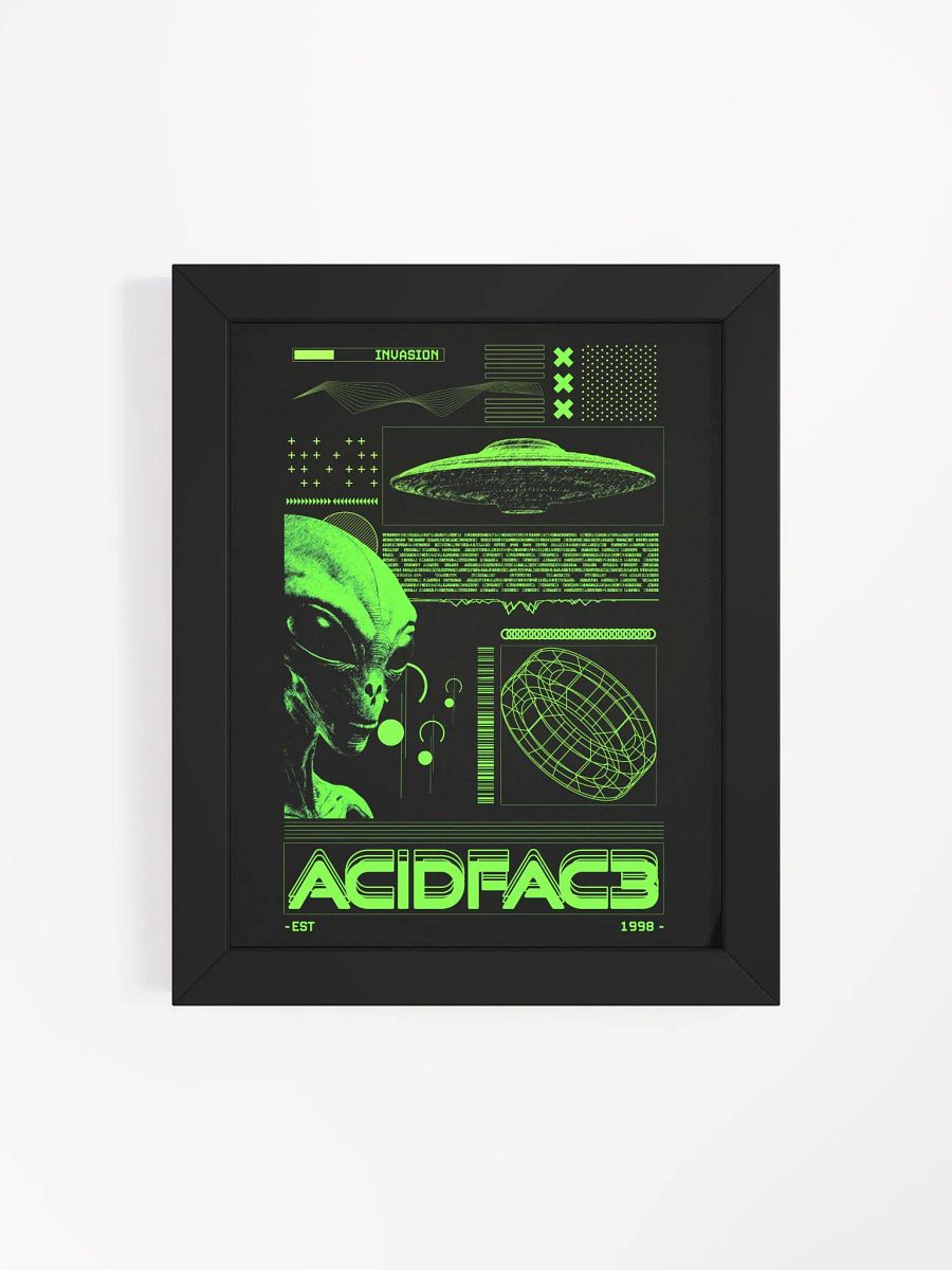 Framed alien invasion poster product image (87)