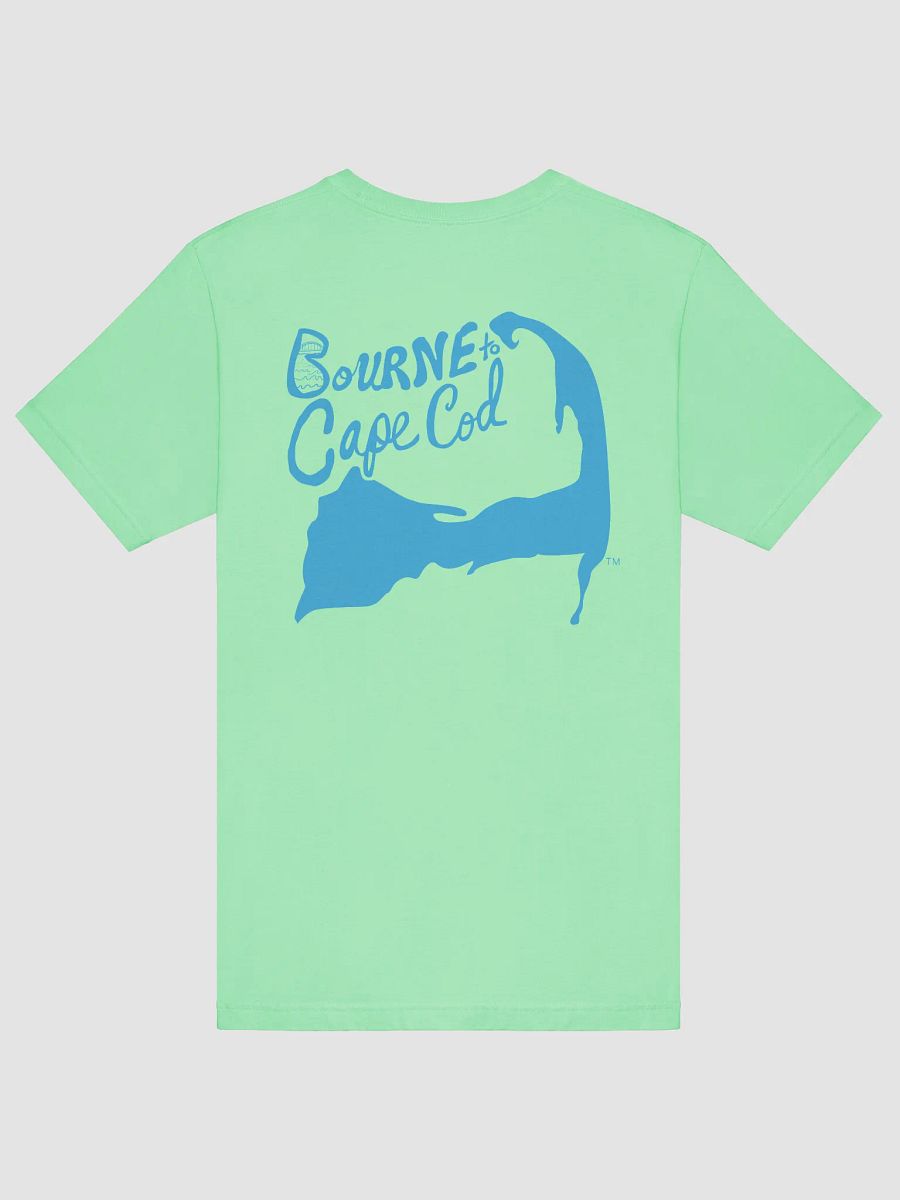 Women's | BOURNE to Cape Cod™ | Supersoft T-Shirt by Bella+Canvas | Deep Sky Blue Logo on Bright Colors product image (19)