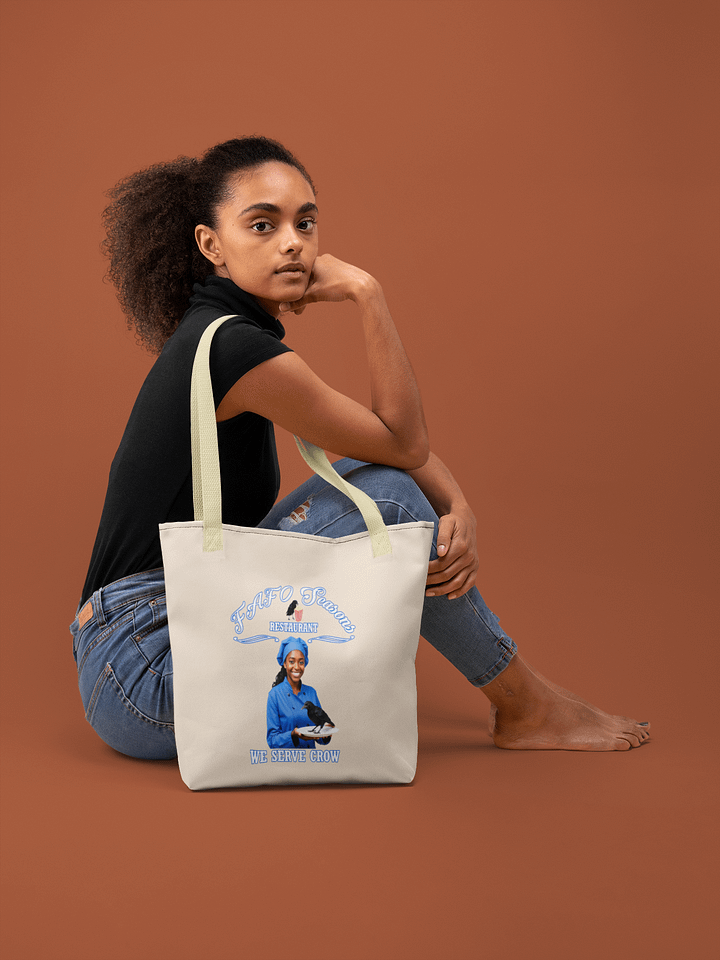FAFO Seasons Restaurant - We Serve Crow by 92 Percent - Eco-Friendly Tote Bag product image (1)