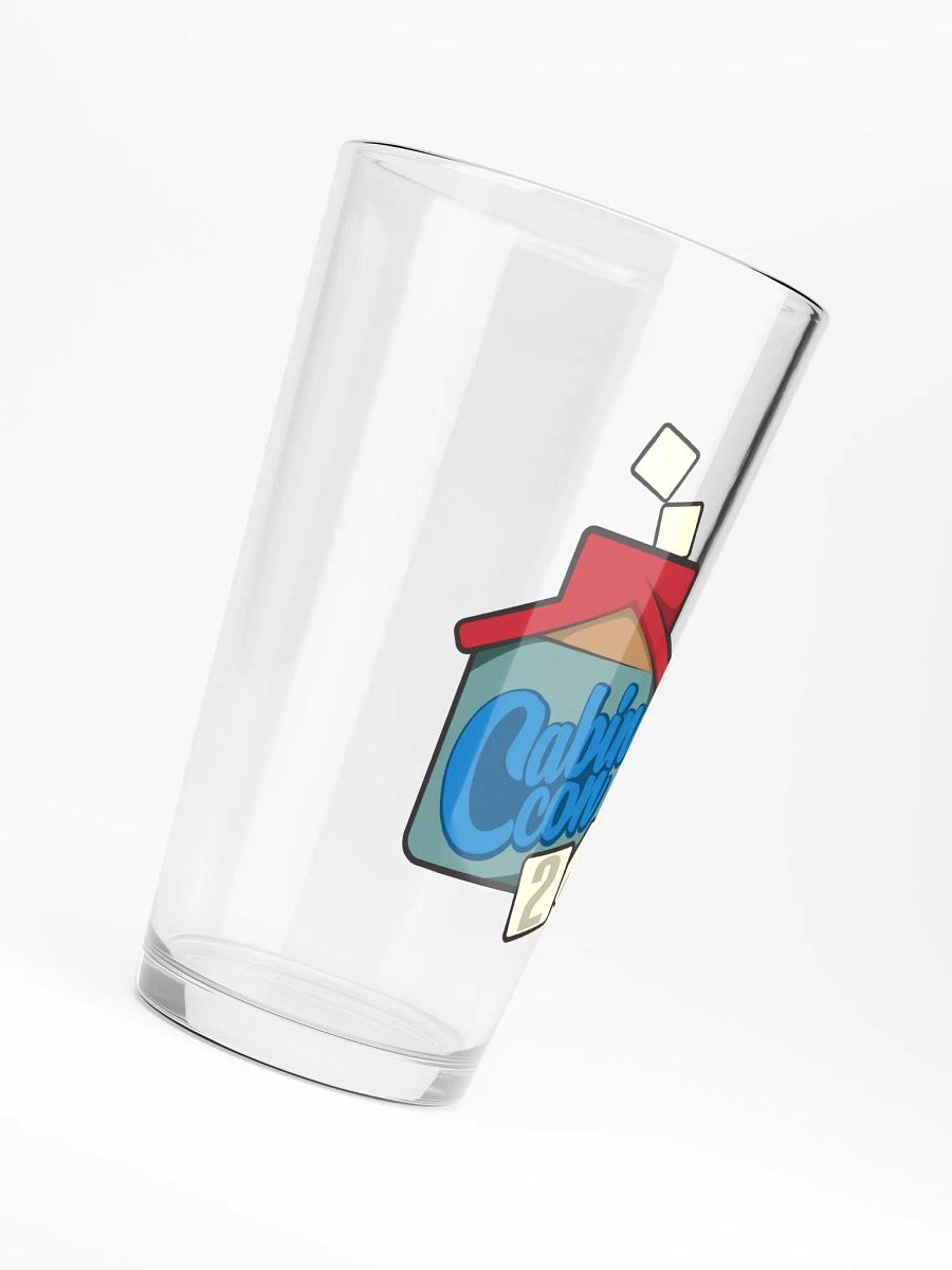 Cabin Con 2025 alt logo pint glass product image (5)