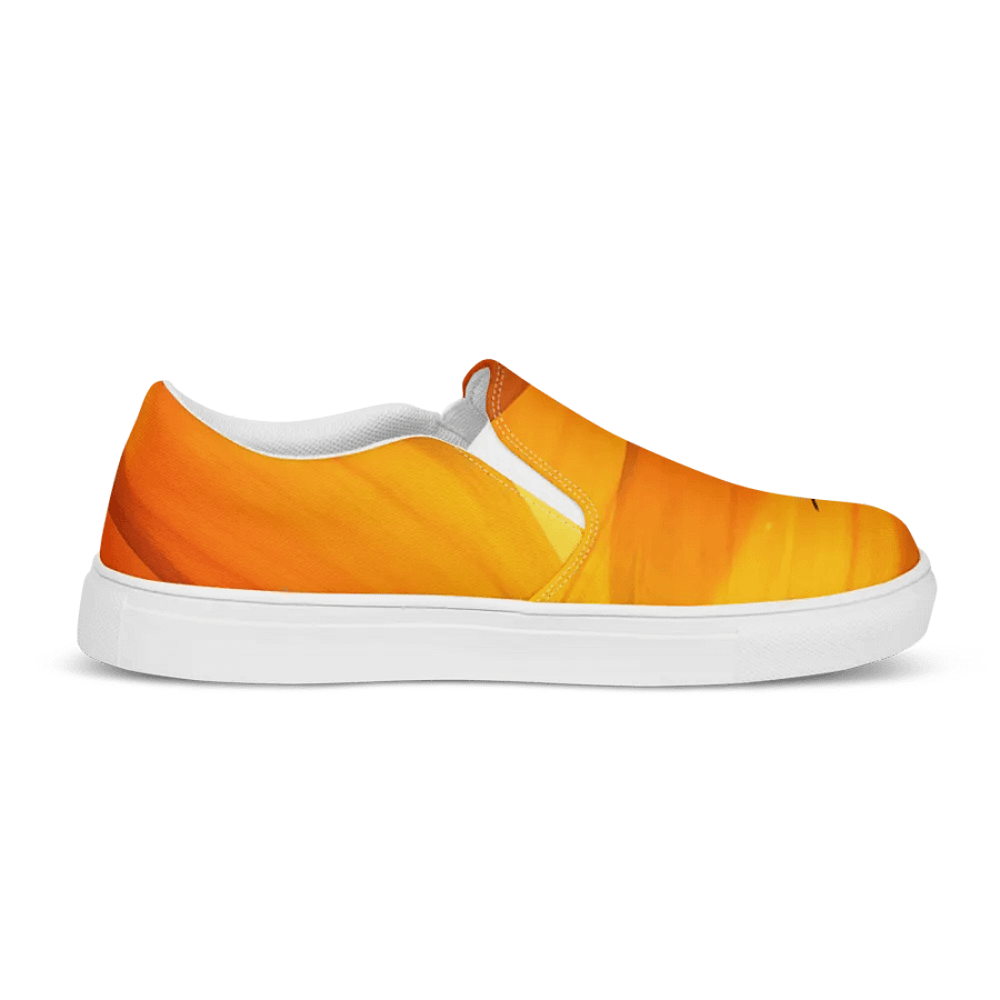 Sunflower Glow Women's Slip-On Canvas Shoes product image (10)