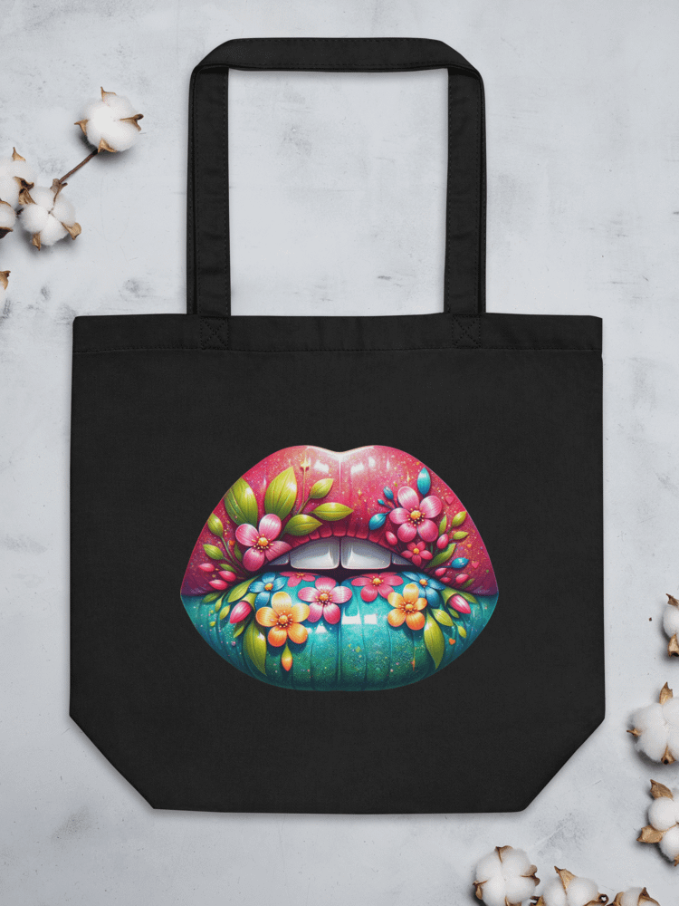 Blooming Lips Eco-Friendly Tote Bag product image (6)