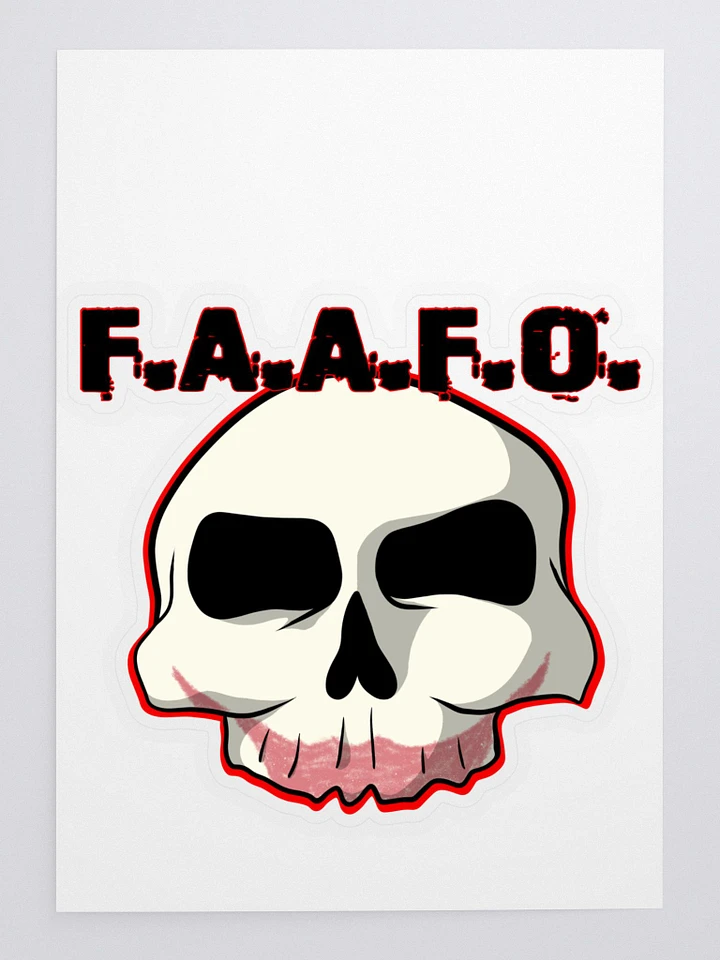 F.A.A.F.O. Skull stickers product image (1)