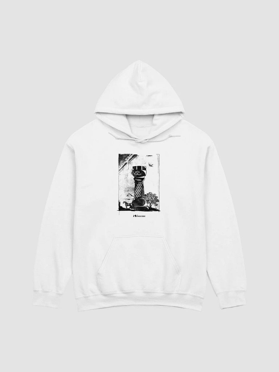 Grunge Chess: Medieval Rook unisex pullover hoodie product image (1)