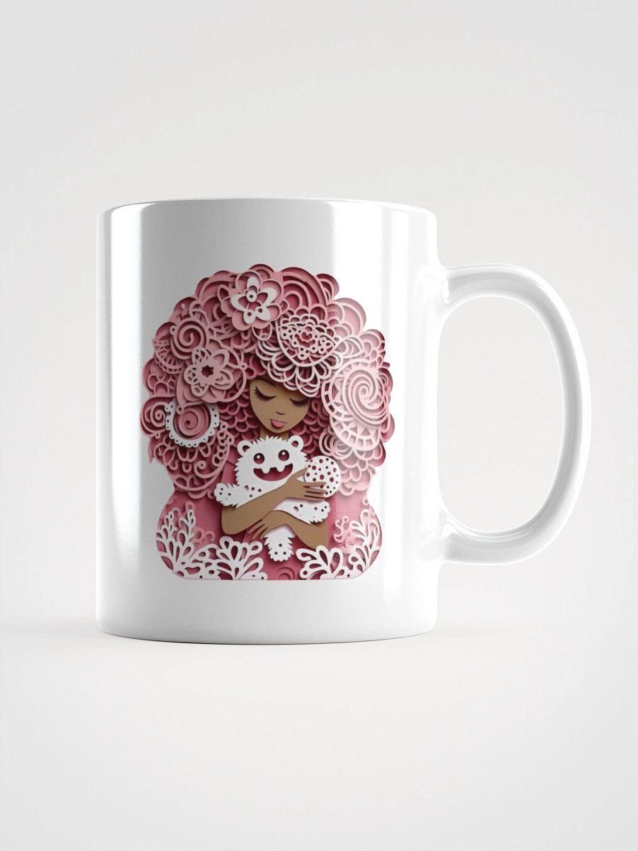 Whimsical Pink Curly Hair Mug product image (2)