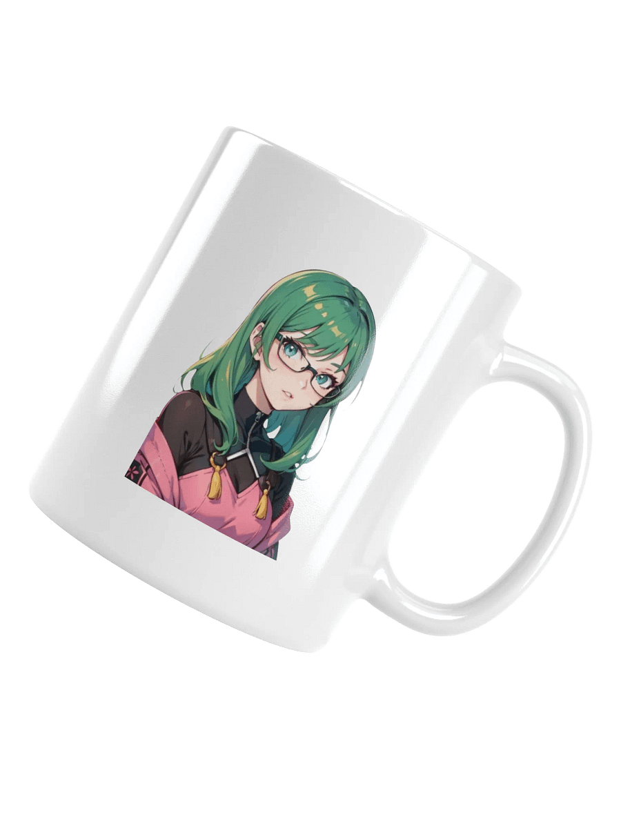 (GREEN WAIFU) K White Mug product image (4)