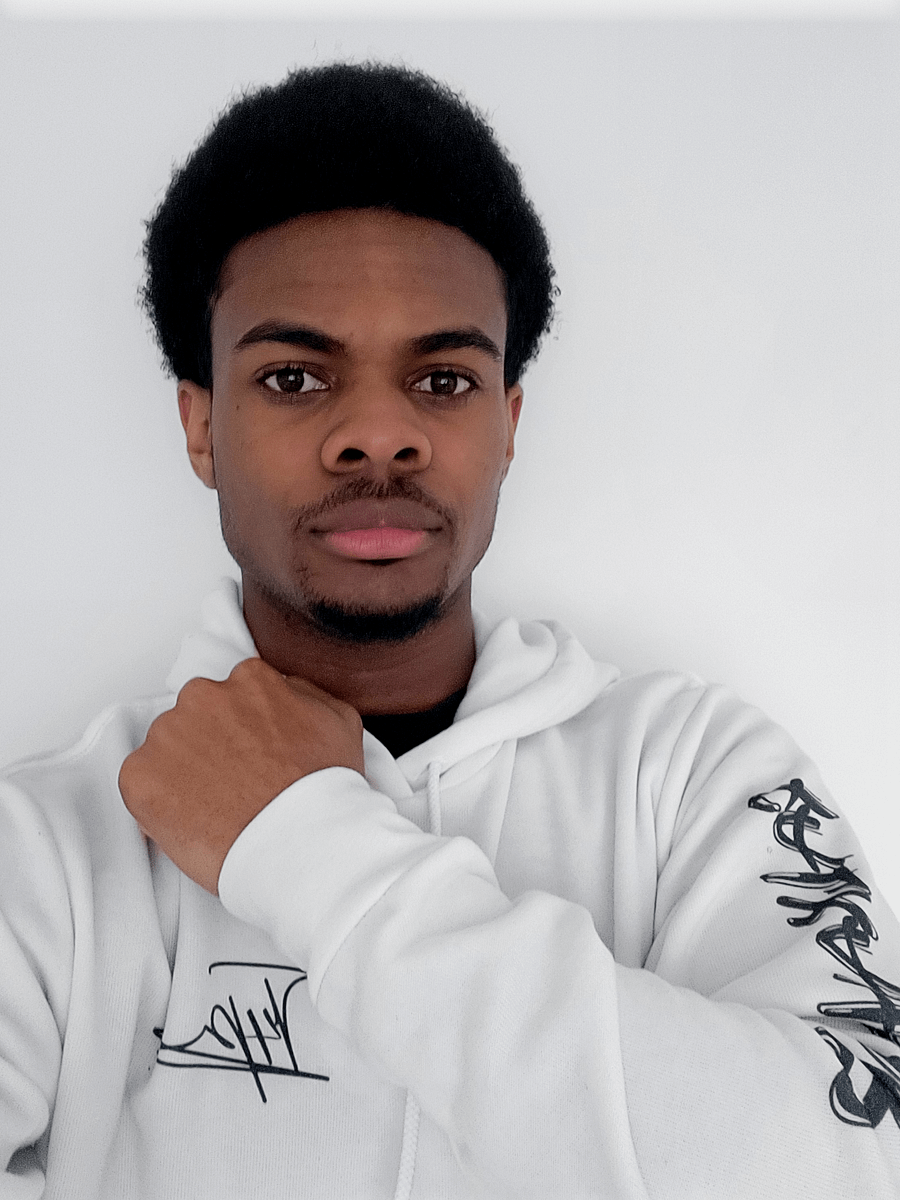T4P Hoodie, White/Black (Gildan Classic) product image (8)
