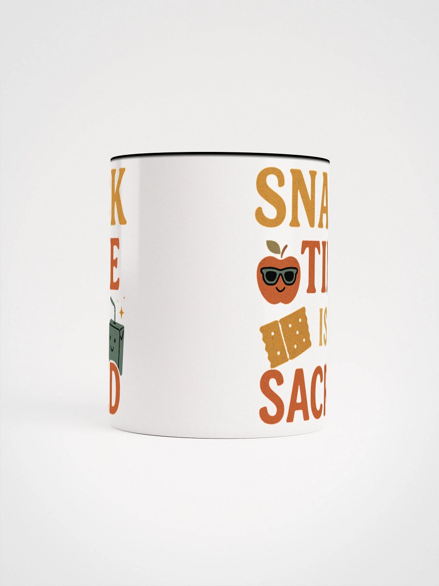 Snack Time Is Sacred Mug – Funny Teacher Gift for Snack Lovers product image (60)