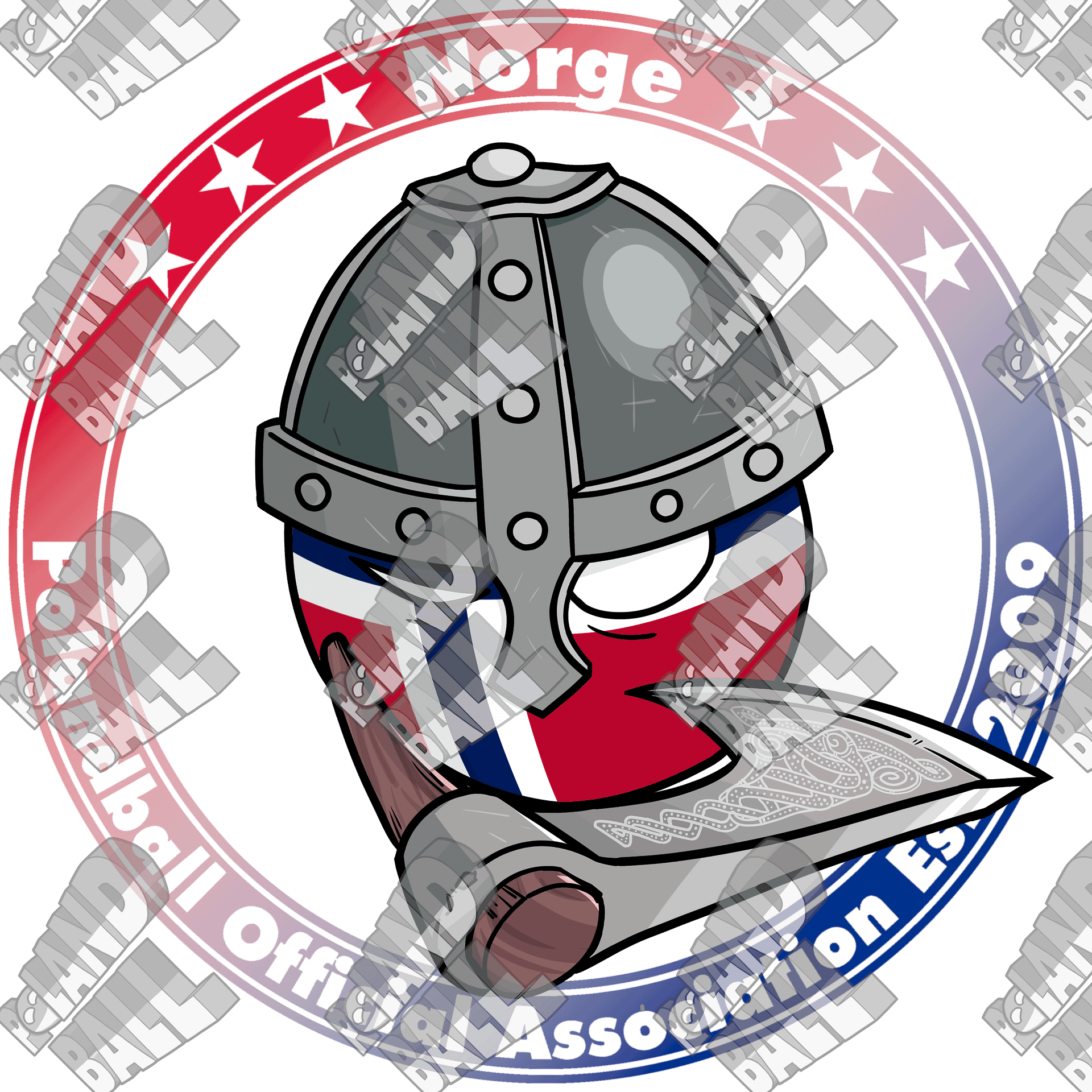 Polandball Official Association T-shirt - Norway product image (21)