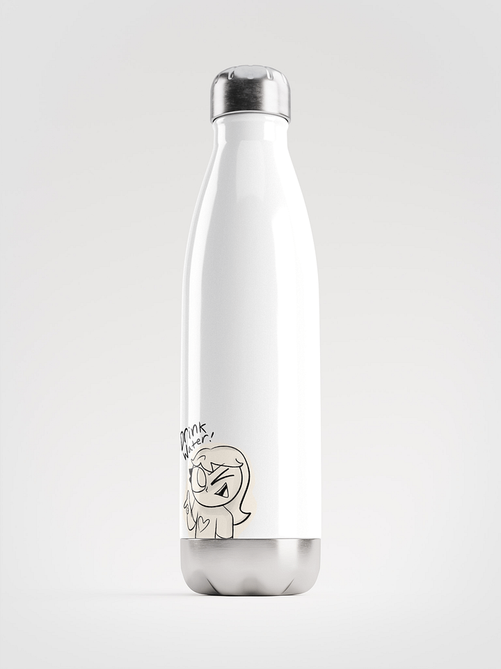 Indy "Drink Water" Water Bottle (White version) product image (1)