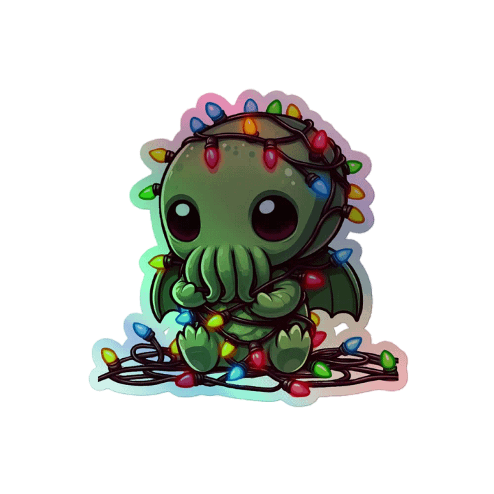 Lights Holiday Holo Sticker product image (2)