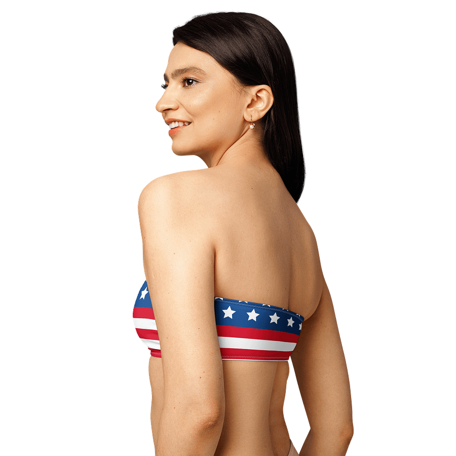 Stars and Stripes Bandeau Bikini Top product image (6)