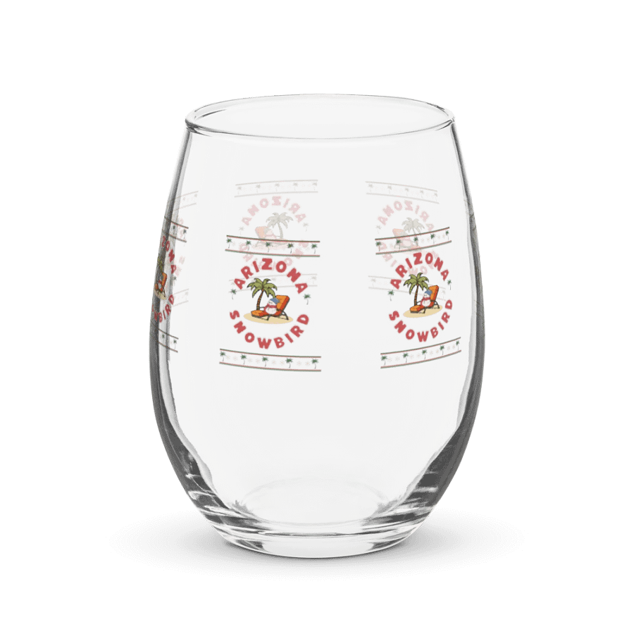Arizona Snowbird Wine Glass product image (3)
