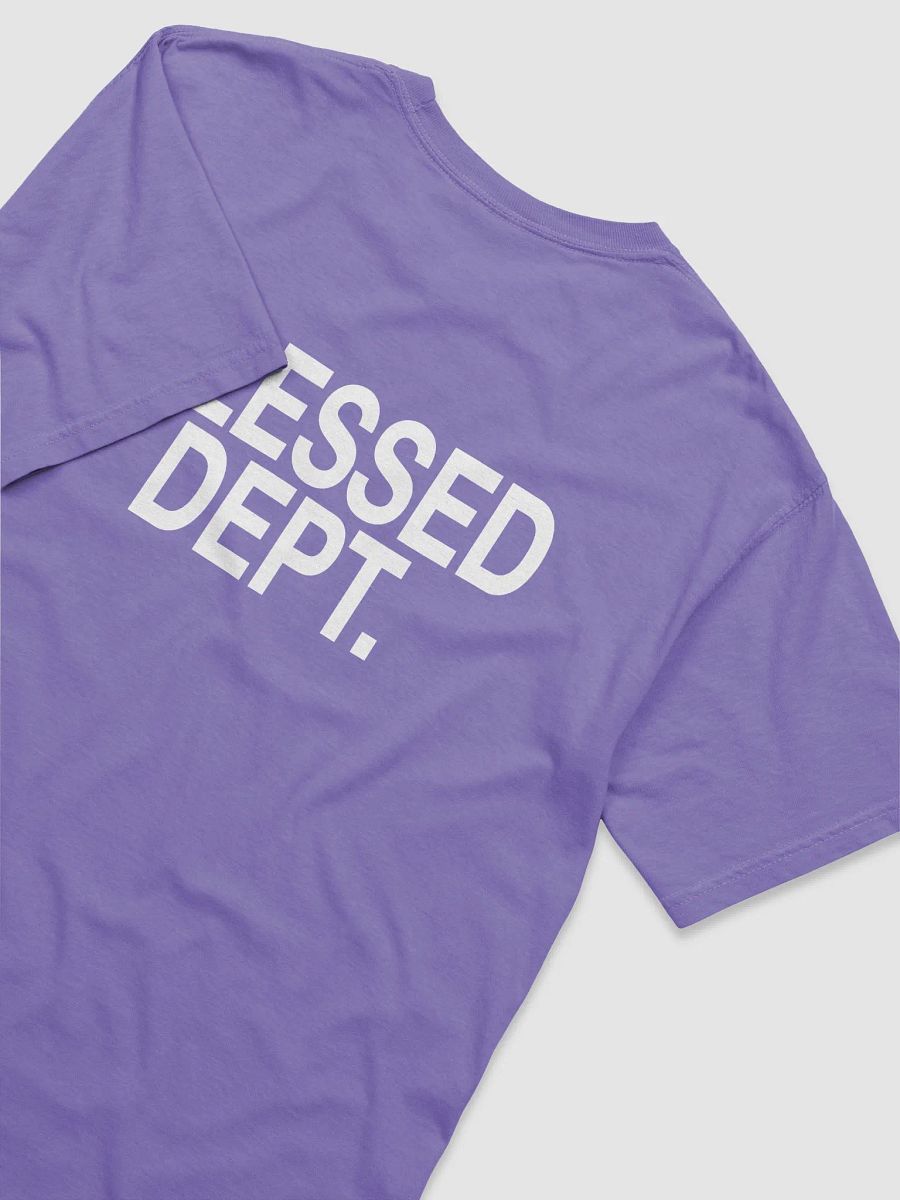 Blessed Dept. White Font T-Shirt product image (4)