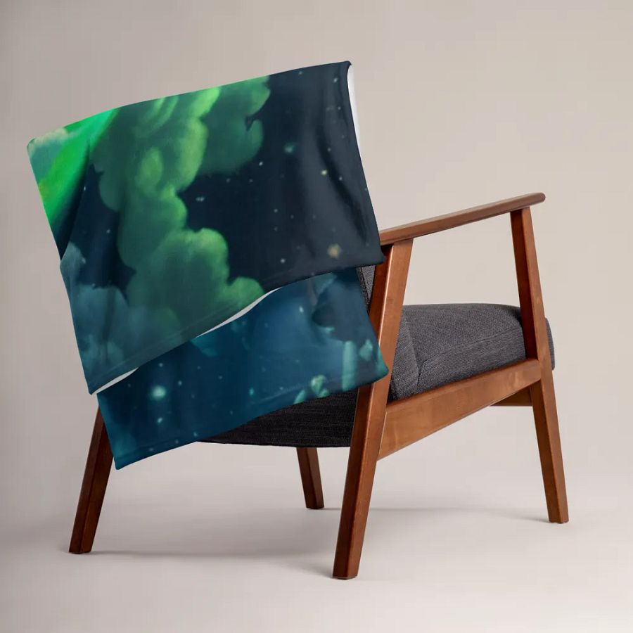 Cosmic Yin-Yang Dream Throw Blanket product image (6)