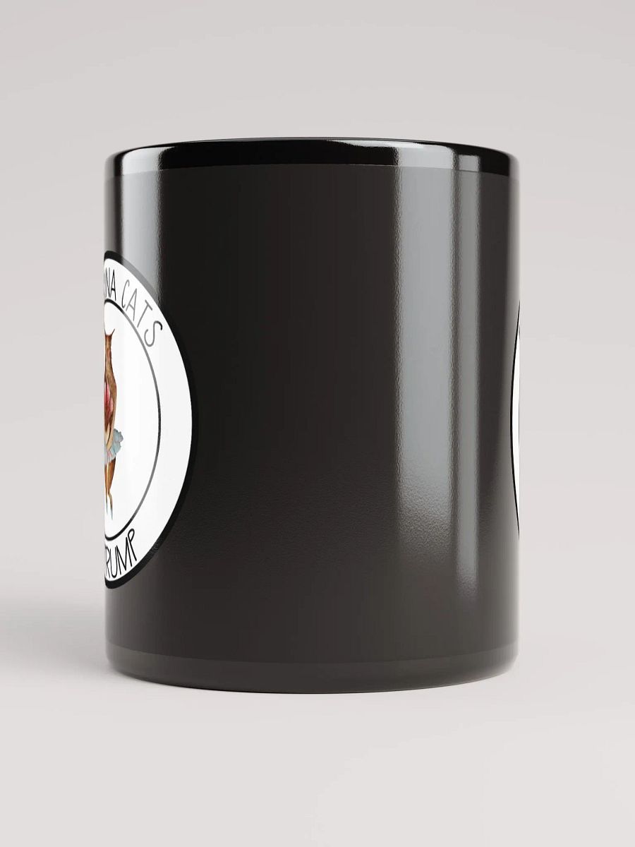 Ballerina Cat With Roses For Trump Black Mug product image (5)
