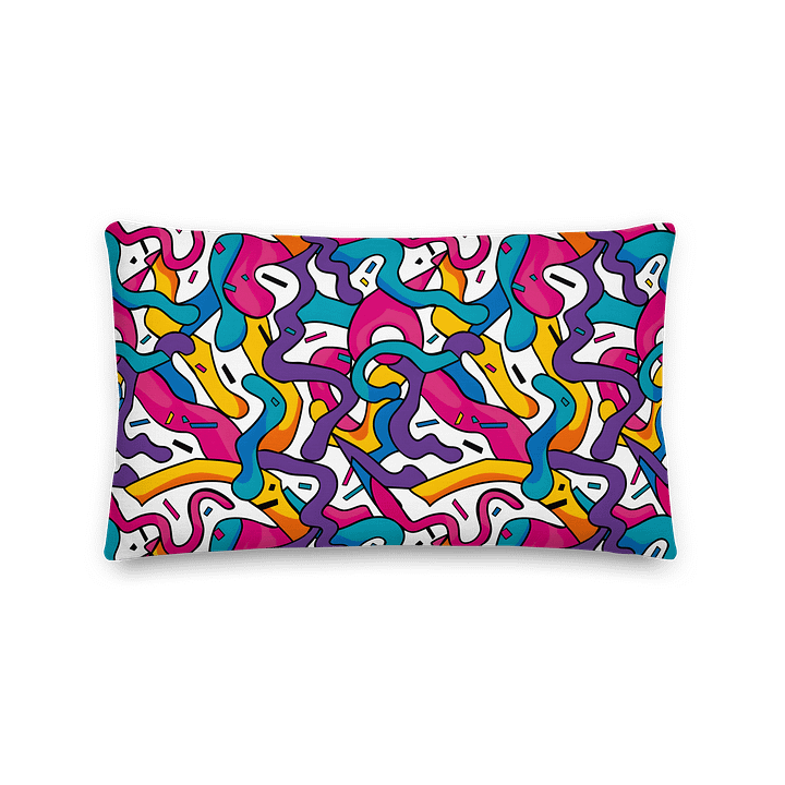 "90s Squiggles" Premium Pillow product image (2)