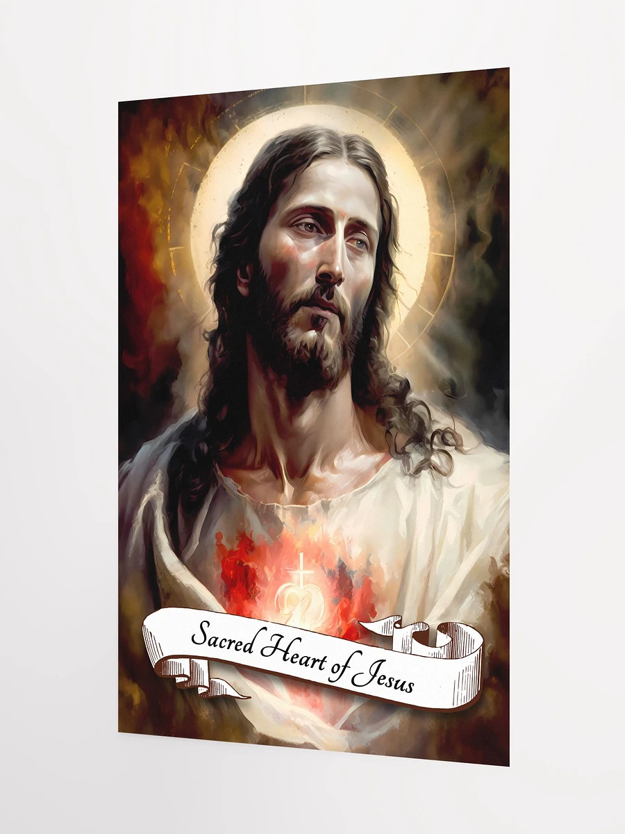 Devotion to the Most Sacred Heart of Jesus Catholic Religious Matte Poster product image (5)