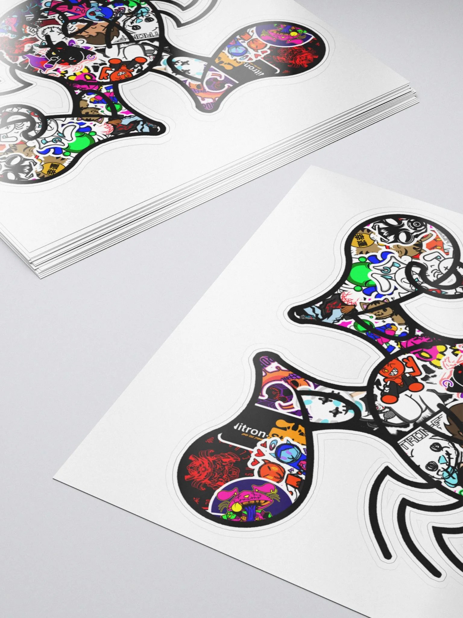 Wave 5 - Stitch-Hare Sticker Bomb Kiss Cut Sticker product image (6)
