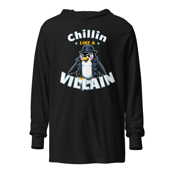 Chillin' Penguin Unisex Hooded Tee product image (1)