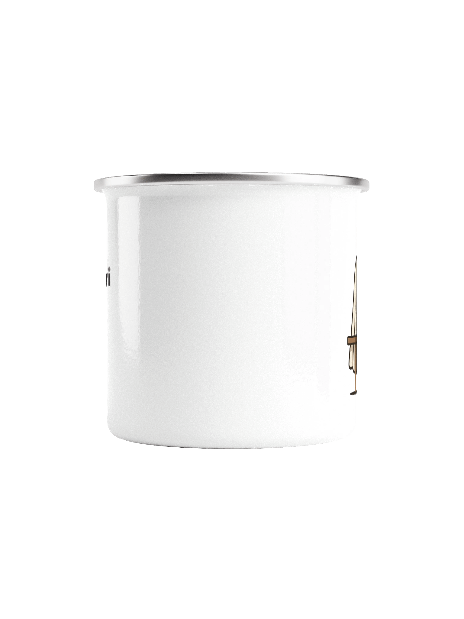 Ghosted Emails Enamel Mug product image (2)