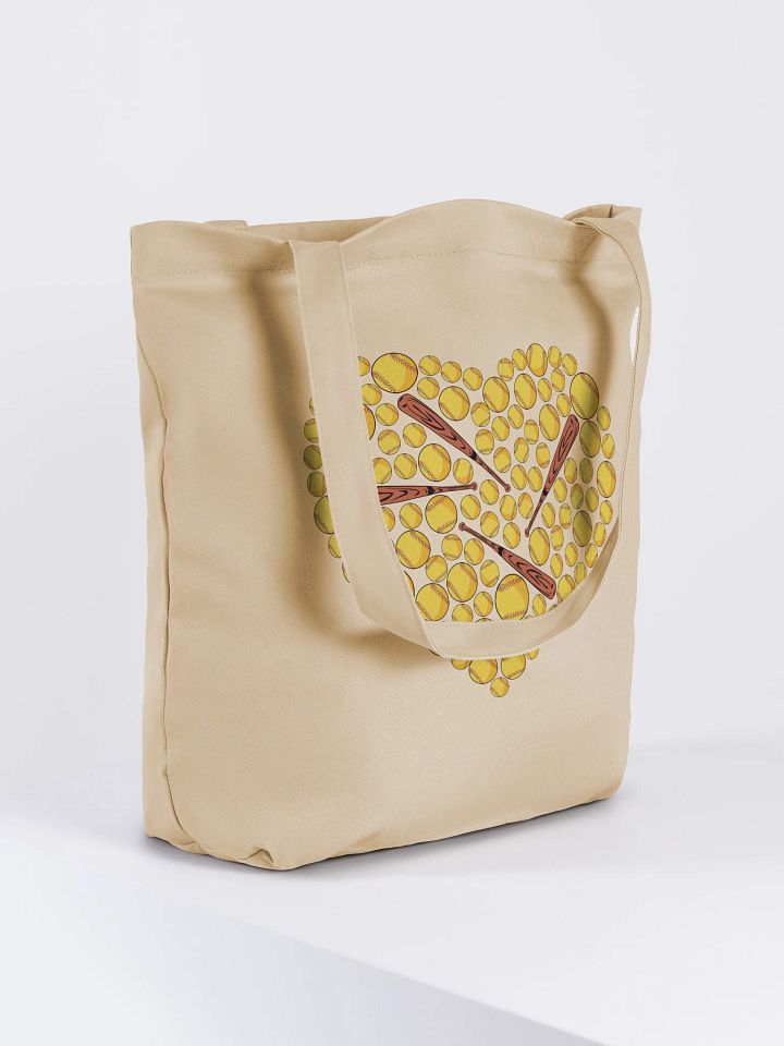 Pure Heart Softball Tote Bag product image (4)