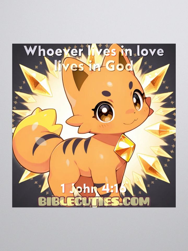 Bible Cuties Claudia - Who ever lives in love lives in God product image (2)