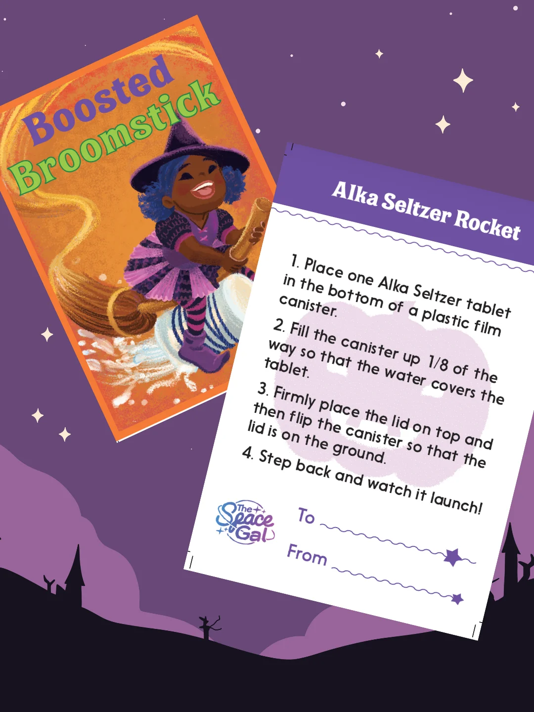 Fizzy Rocket Halloween Card product image (1)