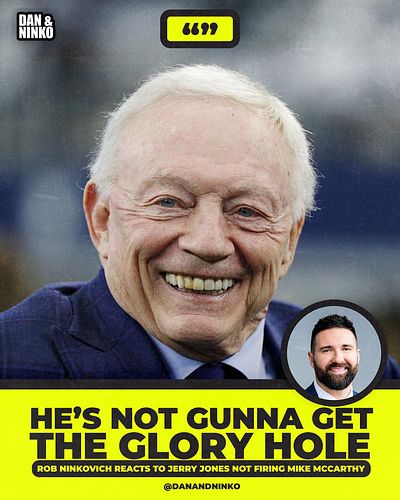 I think Jerry Jones gave up on his Glory Hole Pursuit with his decision to keep Mike McCarthy at HC.
#dallas #dallascowboys #...