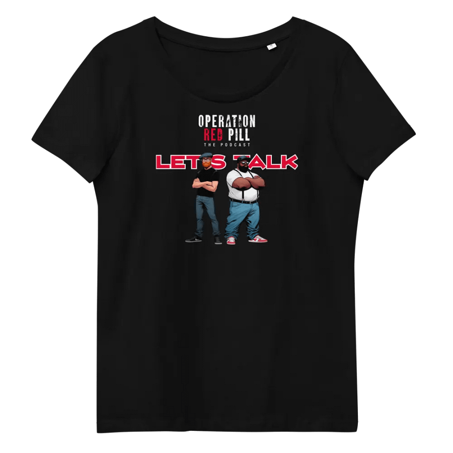 “Let’s Talk” Women’s Fitted T-shirt - The Drew Missen Collection product image (8)