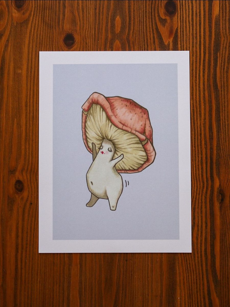 DANCE MUSH RED PRINT product image (1)