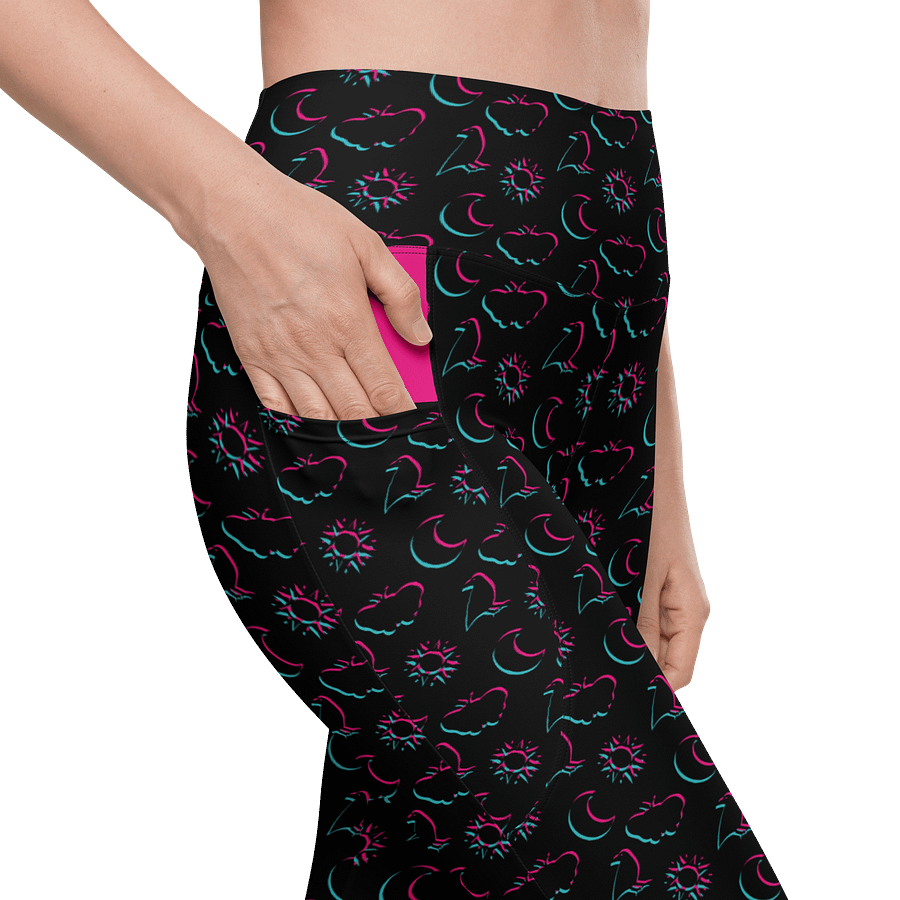 Lost Records: Bloom & Rage Raven Sun Moon Moth Leggings product image (10)