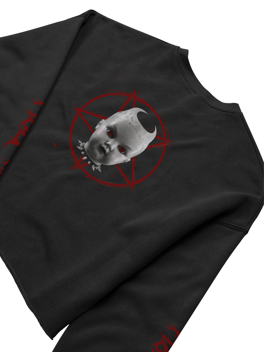 EVIL DOLL CROP SWEATSHIRT product image (6)