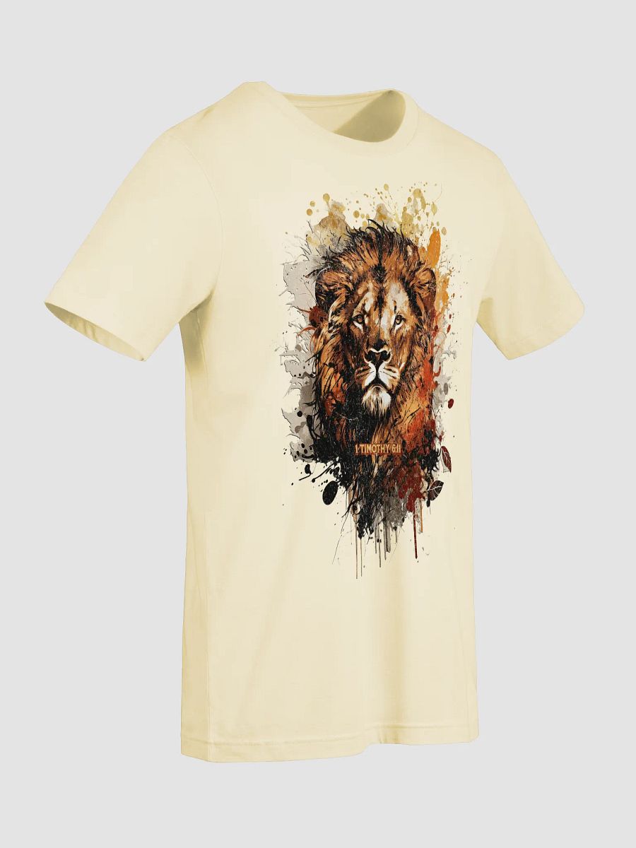 Courageous Lion 1 Timothy 6:11 T-Shirt product image (9)
