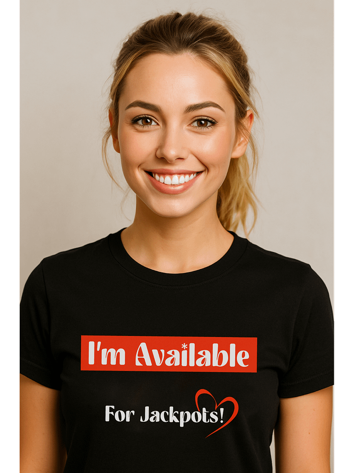 I’m Available For Jackpots – Chickie Certified (Black Edition) product image (1)
