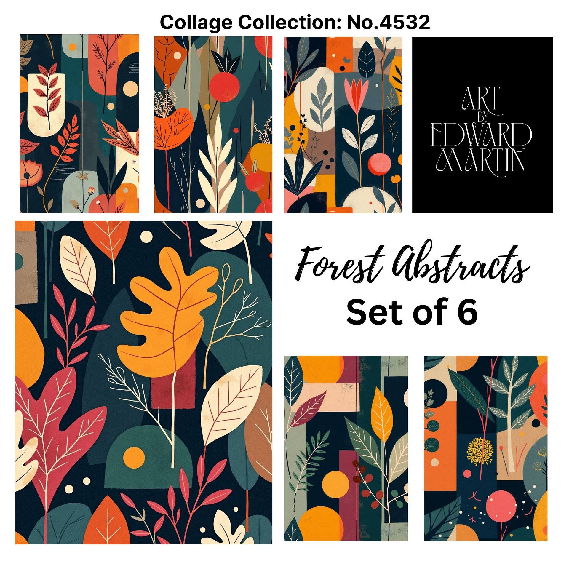 Collage Collection: No.4532 Forest Abstracts product image (1)