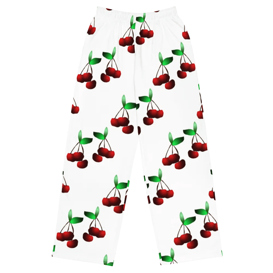 Cherries Pattern Wideleg Pants product image (2)