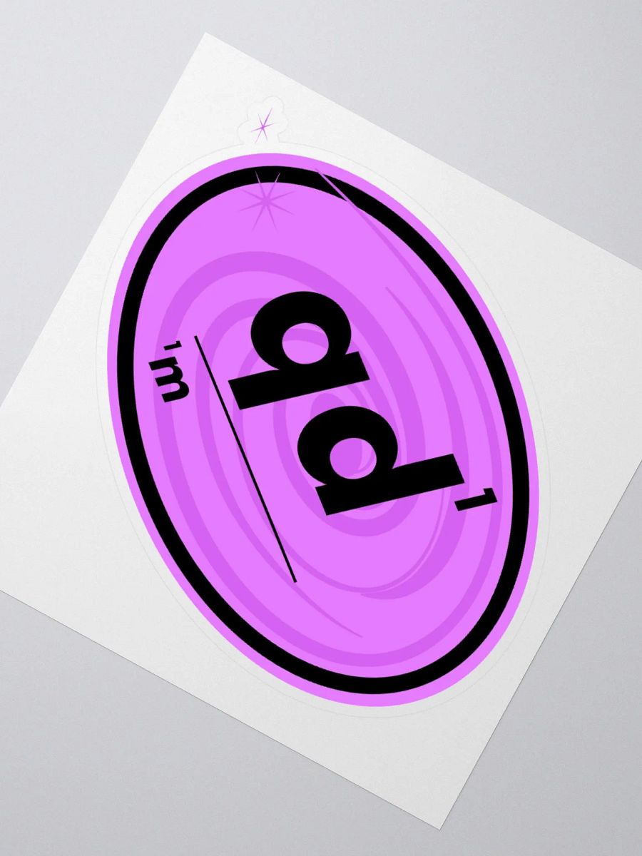 Omnibio Lab Qualitative Data Matters QD1/1M Oval Kiss Cut Stickers product image (3)