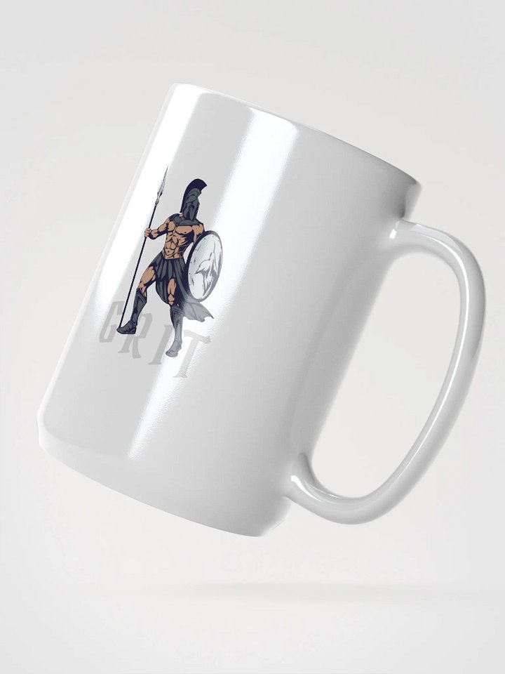 Warrior Grit White Glossy Mug product image (2)