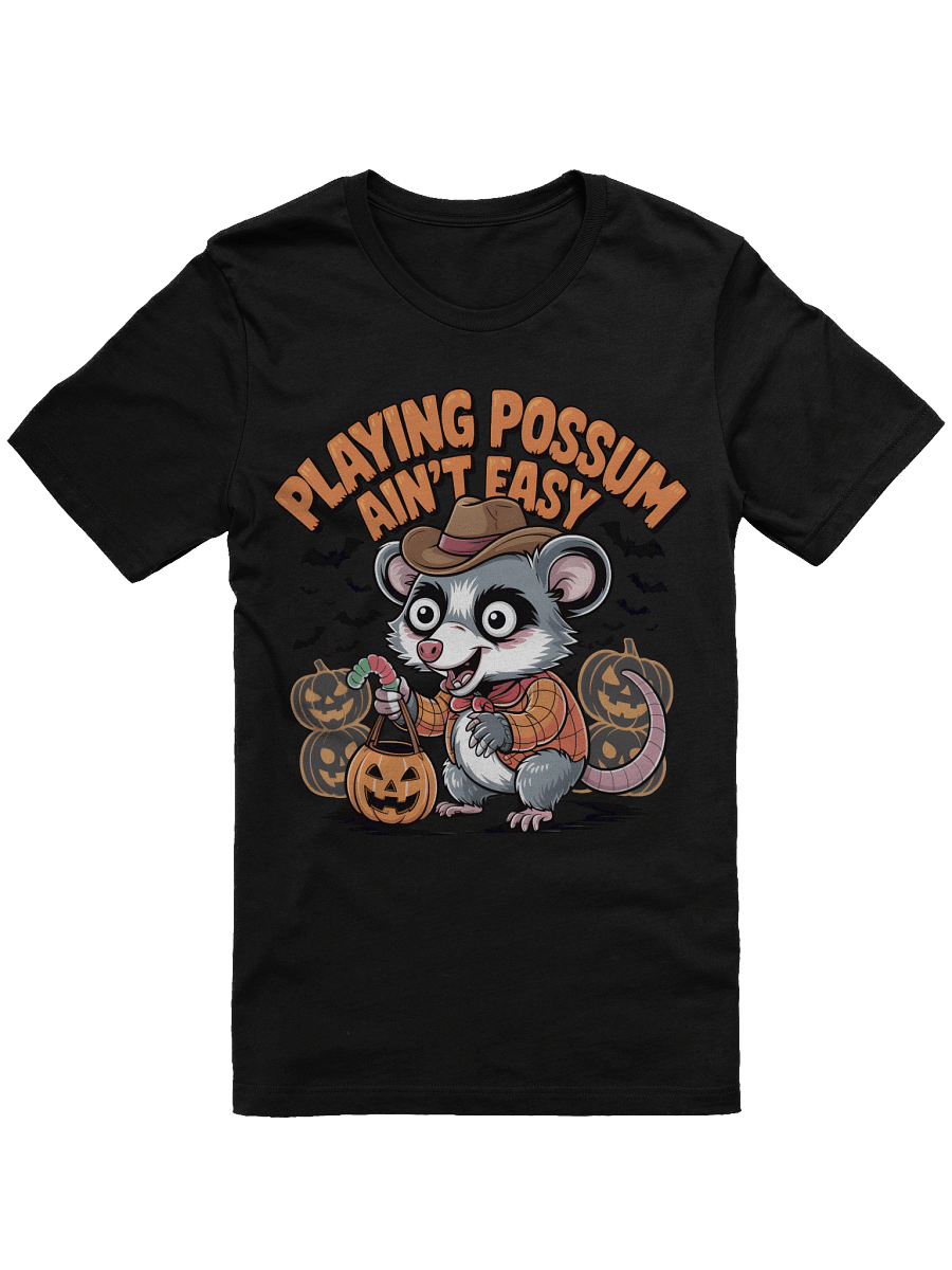 Cowboy Opossum Pumpkin T-Shirt product image (2)