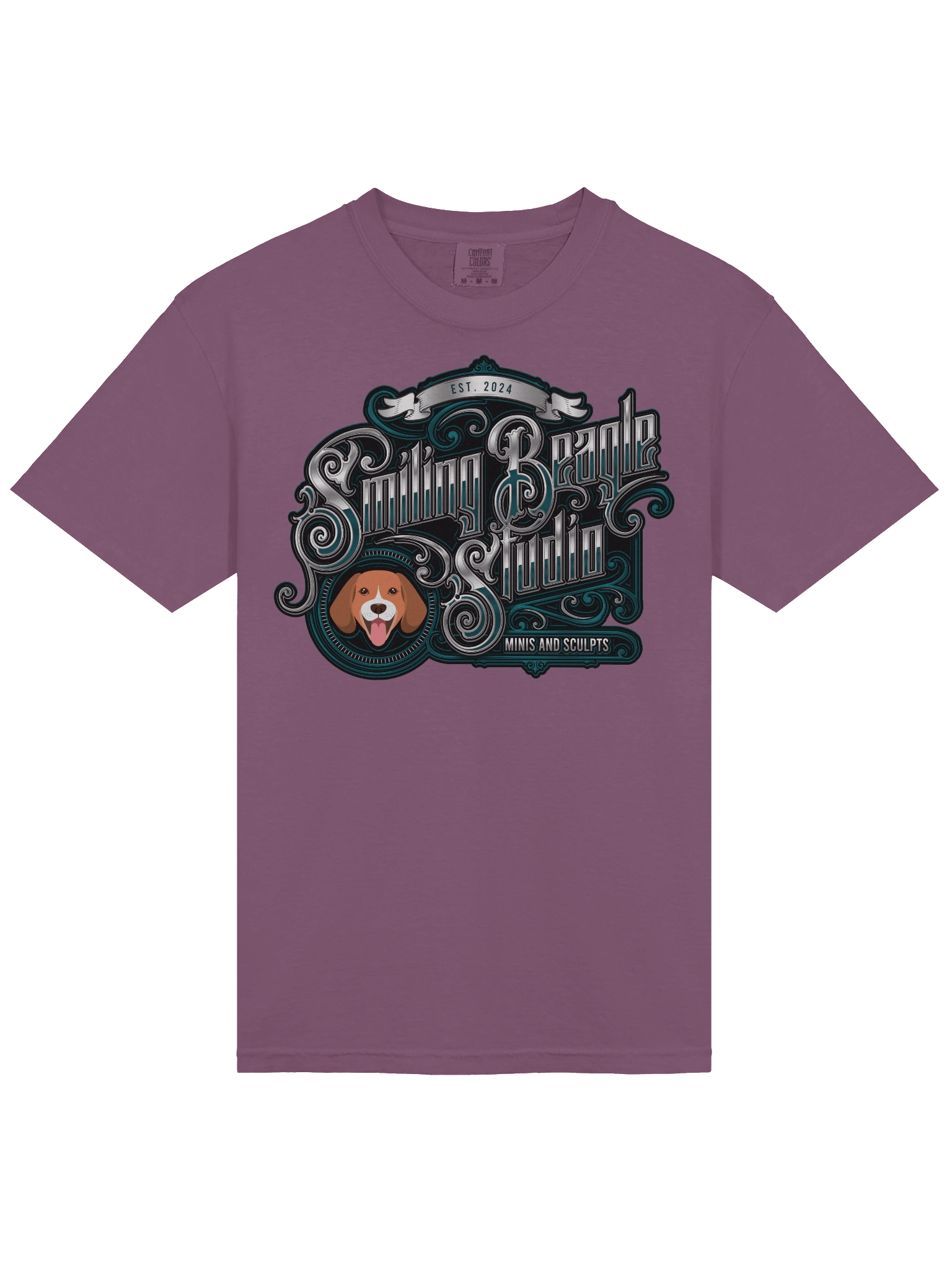 Elegant Beagle Logo Comfort Tee product image (18)