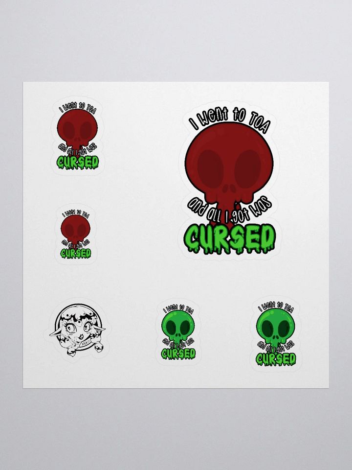 All I Got Was Cursed - Death Knight - Sticker Sheet product image (1)