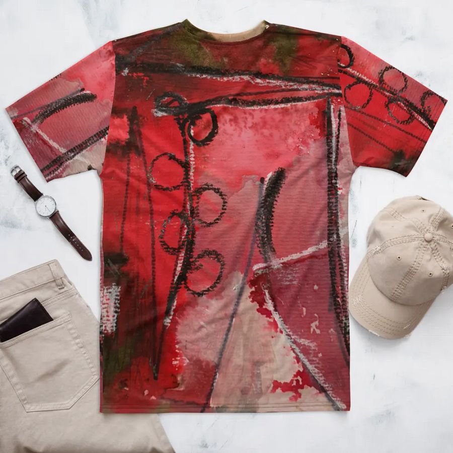 original painting by b.reters ink mixed media printed on tshirt product image (6)